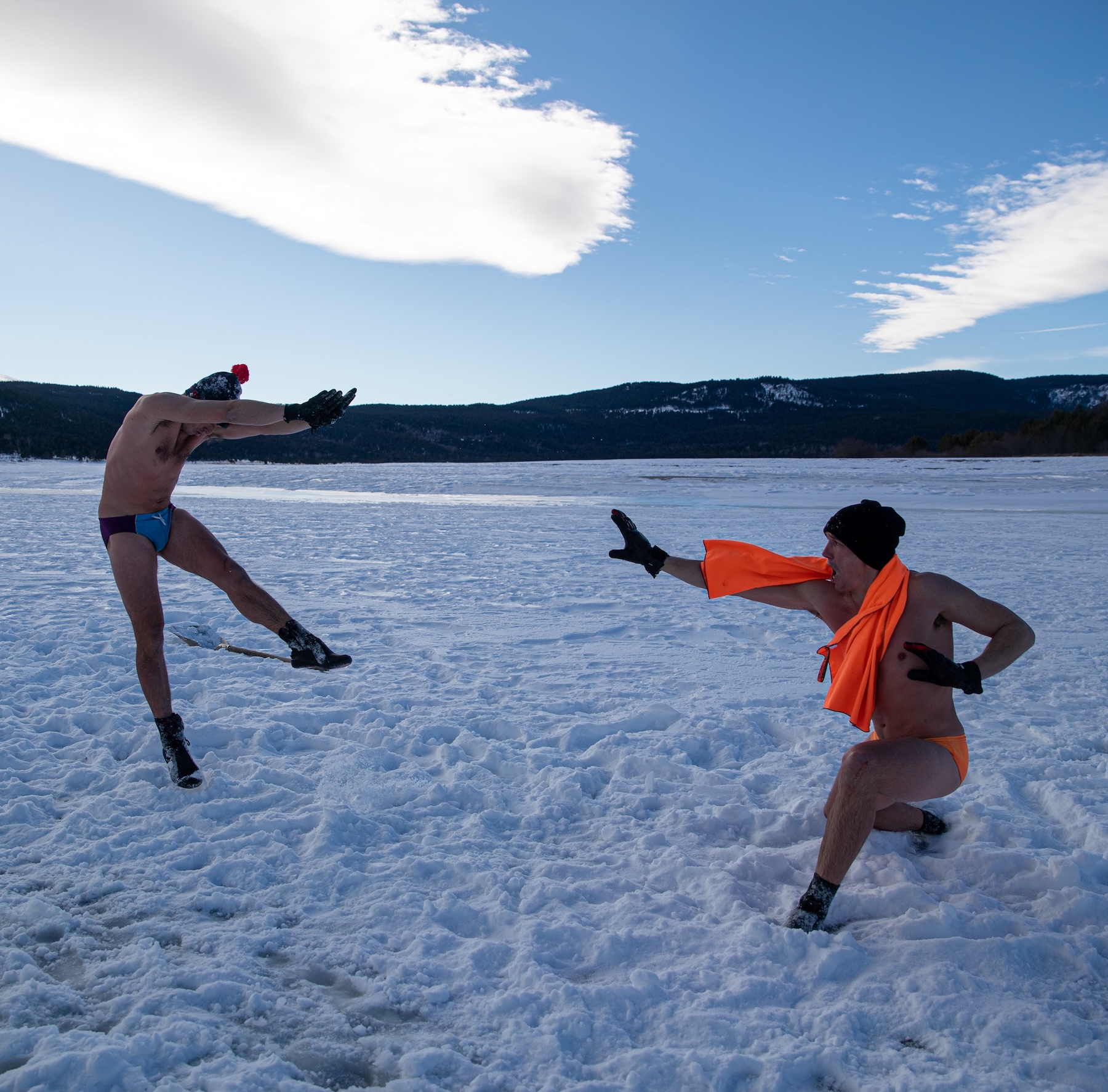 sankokai expedition icemind formigueres sankokai voyage wim hof lac de glace<br />